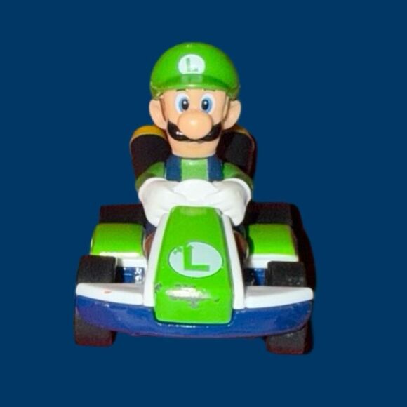 TOMY Impulse Mario Kart Pull Back Racers Surprise Pack Mario & Luigi Race Cars - Picture 10 of 11